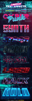 Cyberpunk Text Effects (Paid Content)
