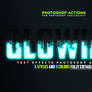 Glowing Text Effects Photoshop Actions