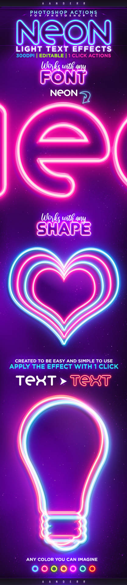 Neon Light Text Effect by aanderr on DeviantArt