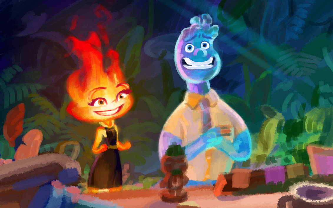 Elemental Ember and Wade by SrSeloDka on DeviantArt