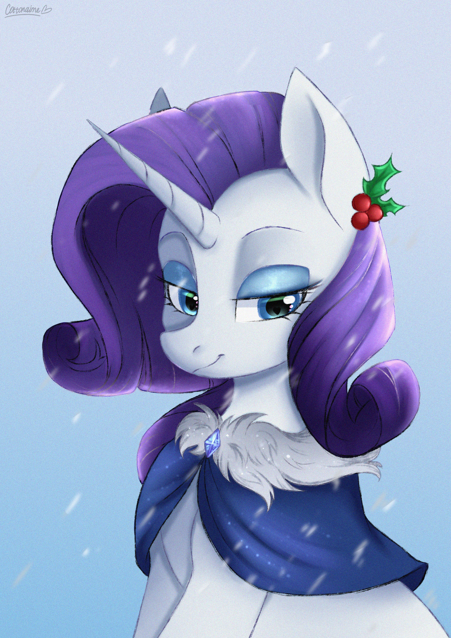 Cold Rarity Warm Winter Rarity by ChickenBrony on DeviantArt