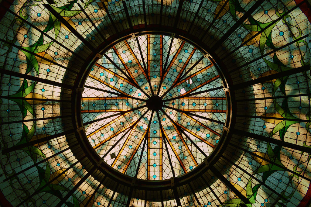 Vitral en Plaza la Victoria
