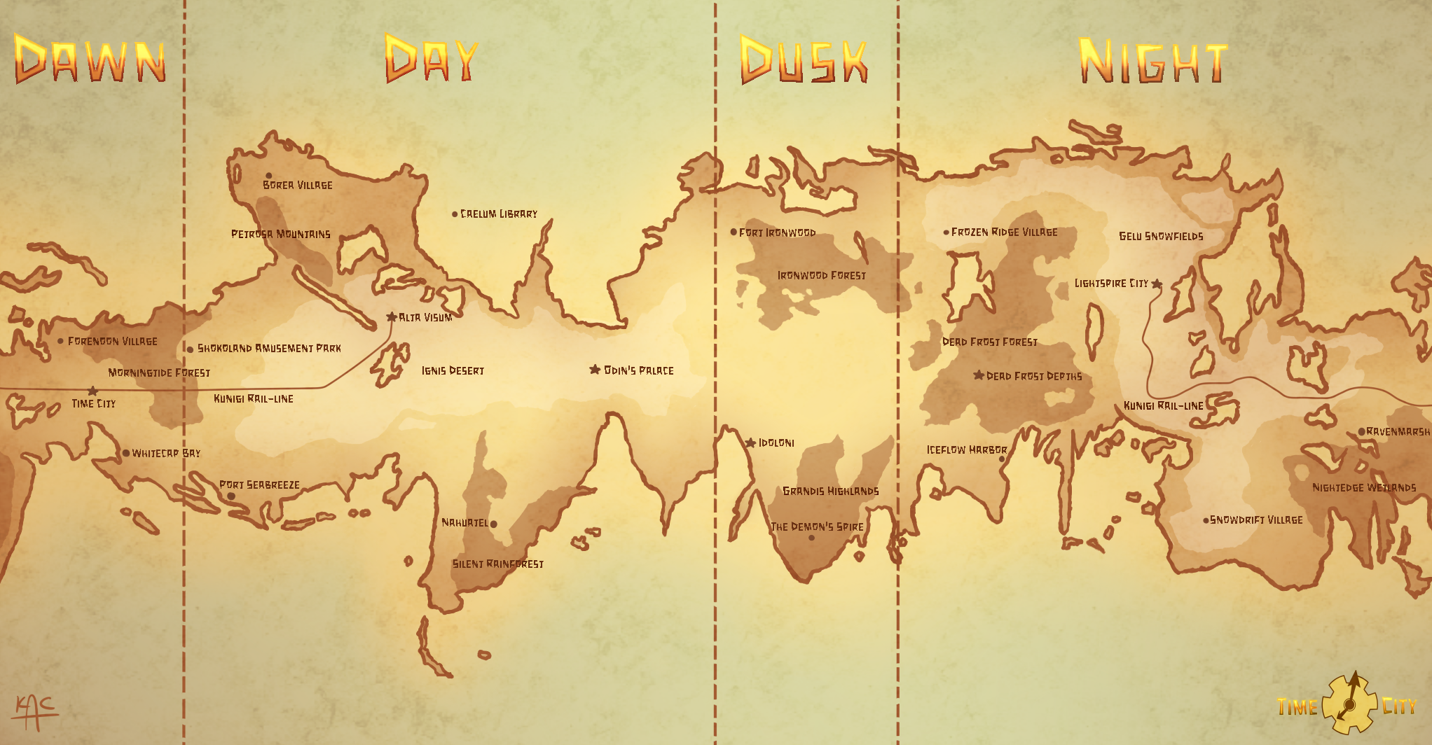 Time City World Map