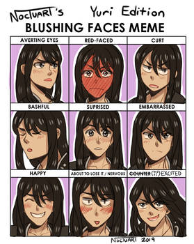 Blushing Meme Yuri Ver.