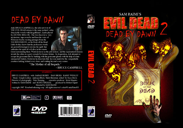 EVIL DEAD 2 DVD cover by finred on DeviantArt