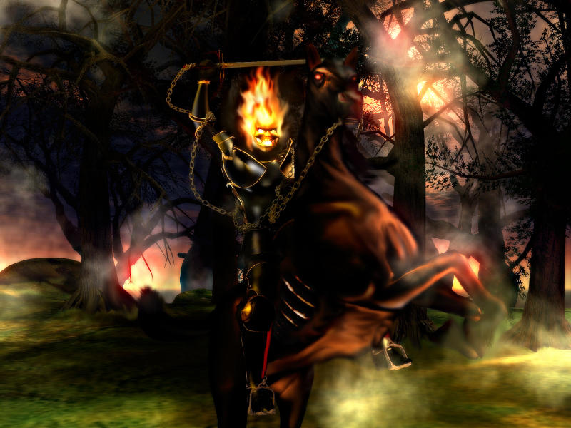 Medieval Ghostrider by finred on DeviantArt