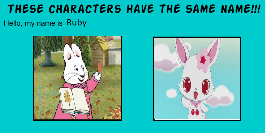 Two Rabbits Named Ruby by Starkeyfan8942 on DeviantArt