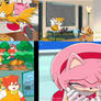 Fix, Foxi and Fax are angry at Amy Rose