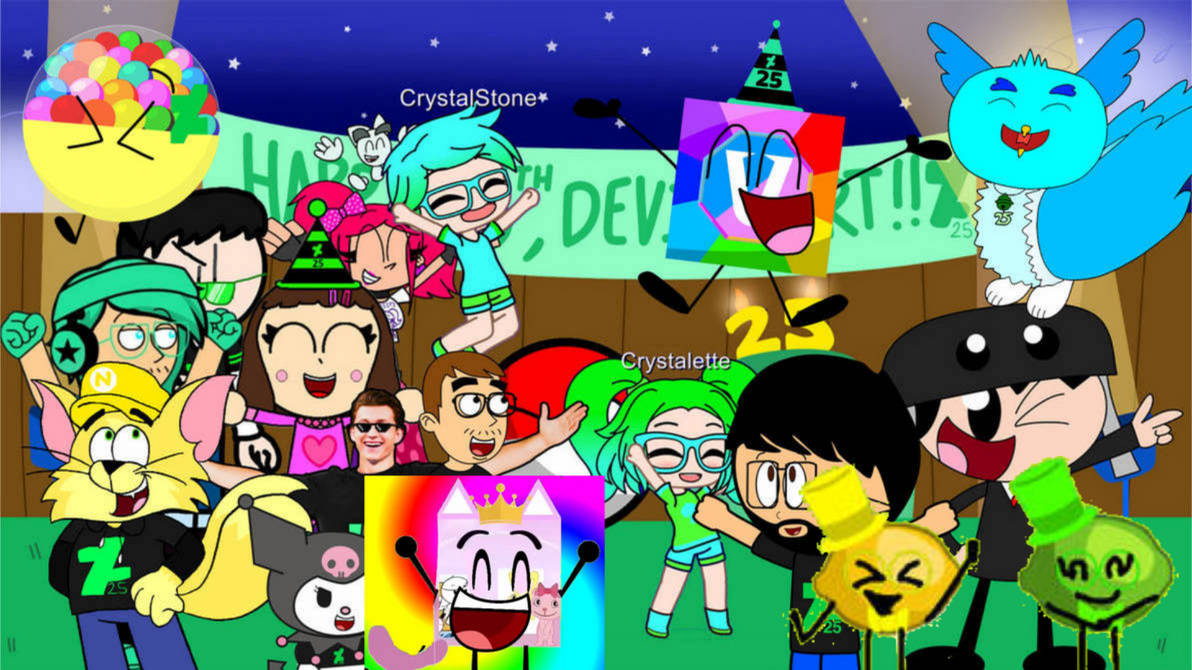 2008 Deviantart Deviantart's 25th anniversary (collab) by lemonlime2008 on DeviantArt