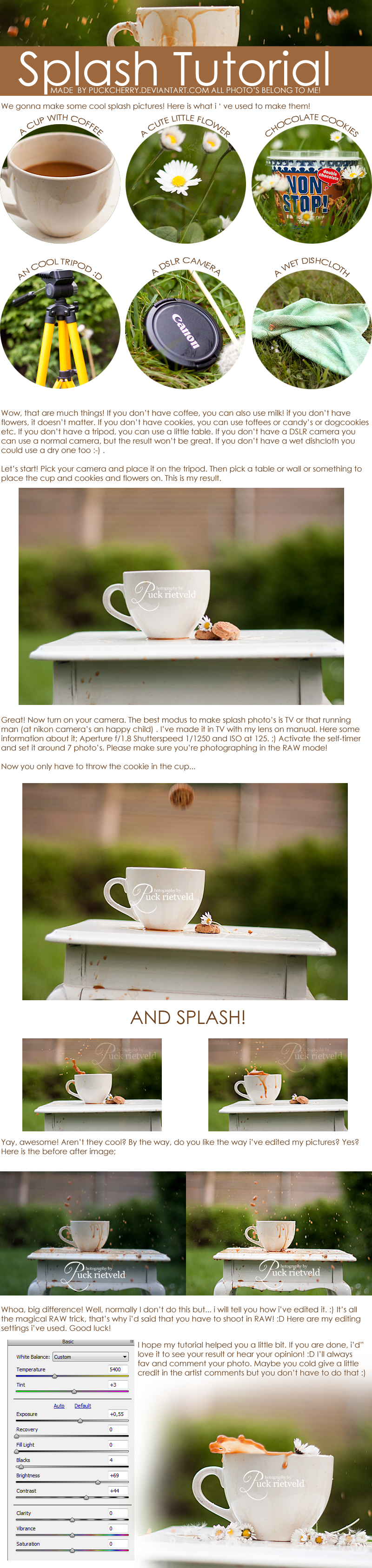 Splash photo TUTORIAL