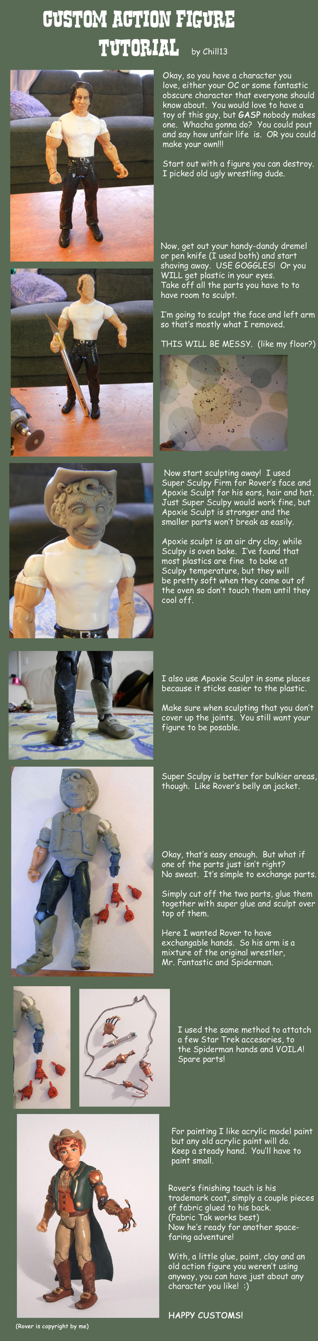 How One Artist Began Creating Custom Action Figures 