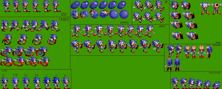 Sonic 1-styled sprites - Promotional Movie figures by PacManfan64 on  DeviantArt