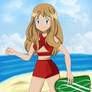 Serena as a lifeguard