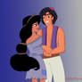 Commission - Aladdin and Jasmine