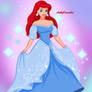 Ariel blue dress
