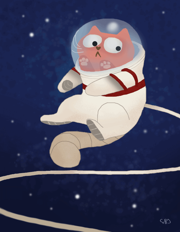 My astronaut cat Venus GIF by AdriArtStudio on DeviantArt My astronaut cat Venus GIF by AdriArtStudio on DeviantArt