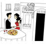 Romantic night-pizza box plan