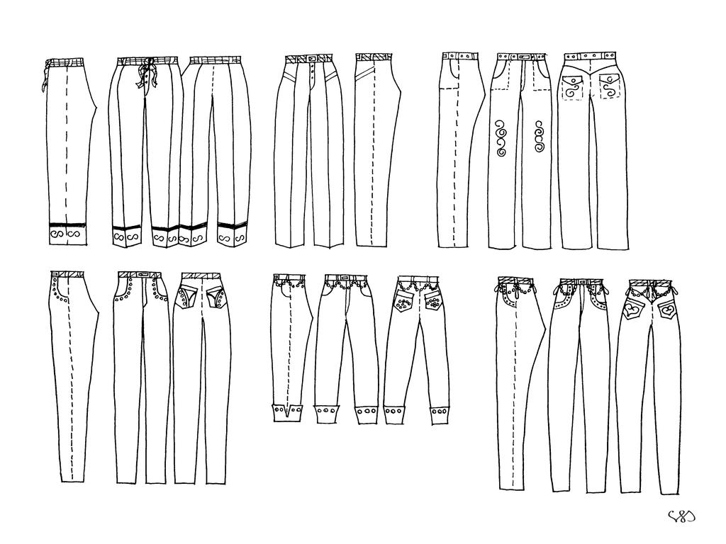 Pants Design/layout pants designs by AdriArtStudio on DeviantArt