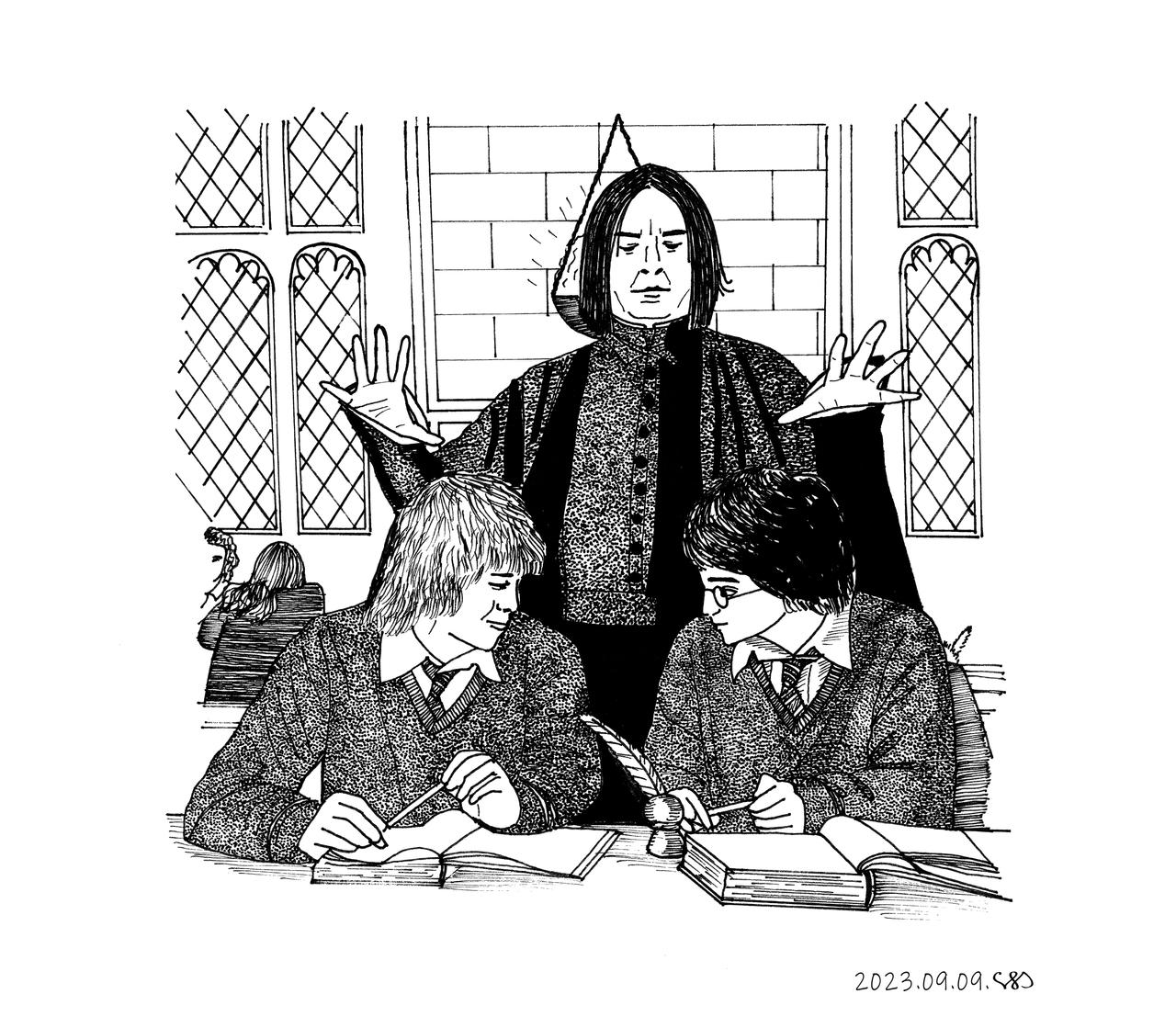 Harry Potter scene by AdriArtStudio on DeviantArt