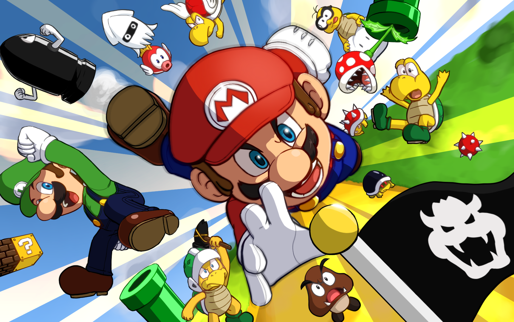 Super Mario Bros. PC Port - Super Mario All-Stars by Mariofan345 on  DeviantArt