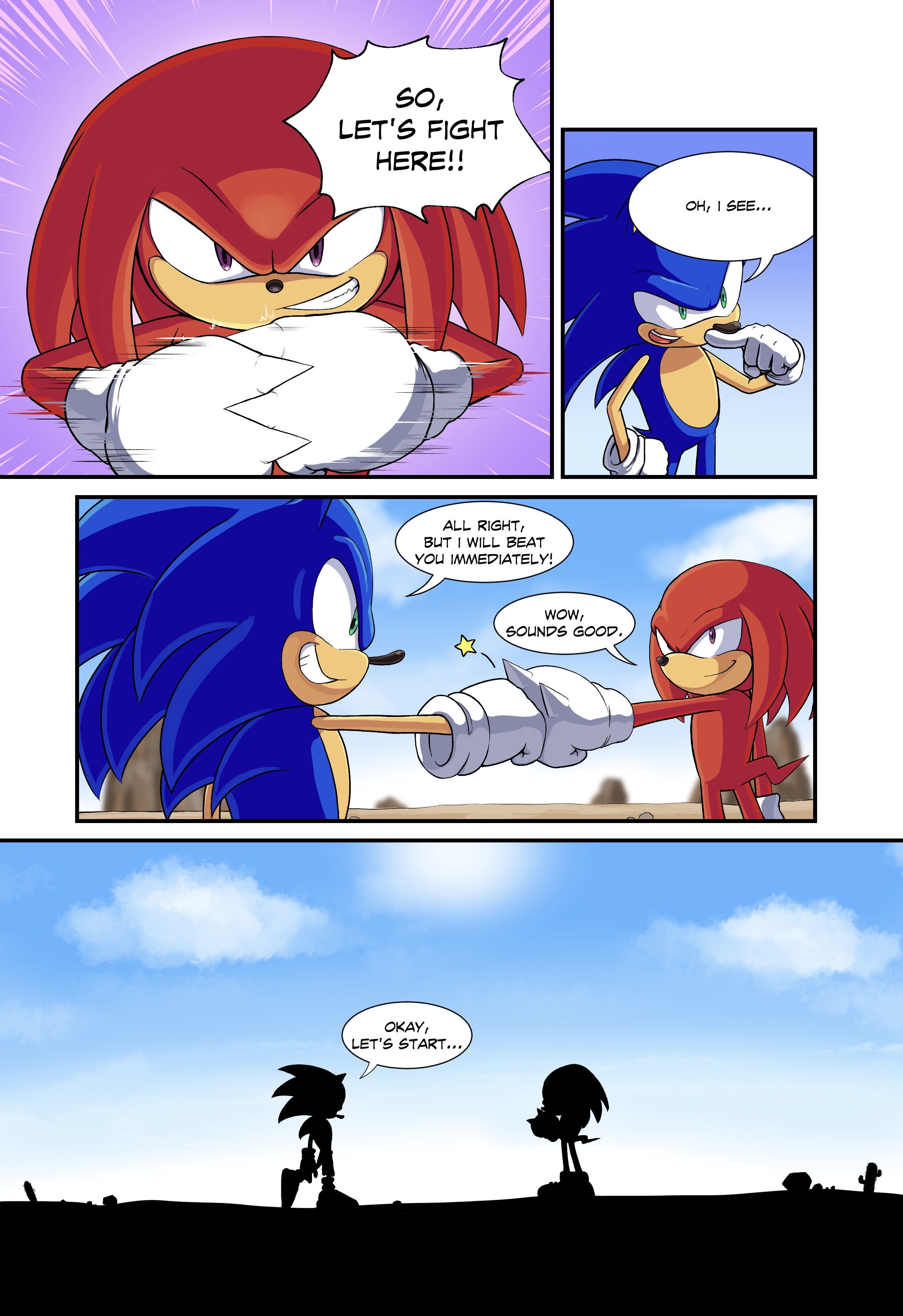 and knuckles 2/3 by BanelSpringer on DeviantArt