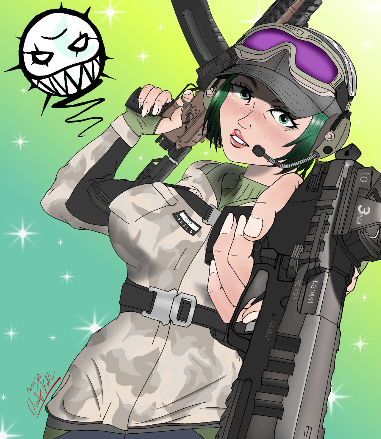 Ela R6 N Ela Rainbow Six Siege by ArtistScrub on DeviantArt