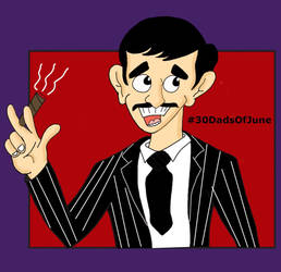 #30DadsOfJune Day 16 Gomez Addams The Addams Fam