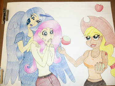 Drawing 3 Pony Girls Panel 1