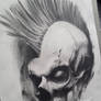 mohawk skull