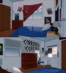 [MMD Stage DL] Eddie Munson's Room