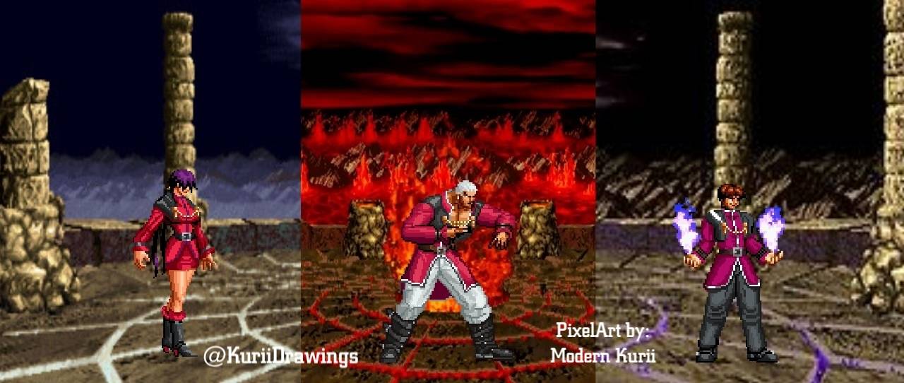 Team Awakened Orochi - KOF XV - Sprites KOF Style by ModernKurii on ...
