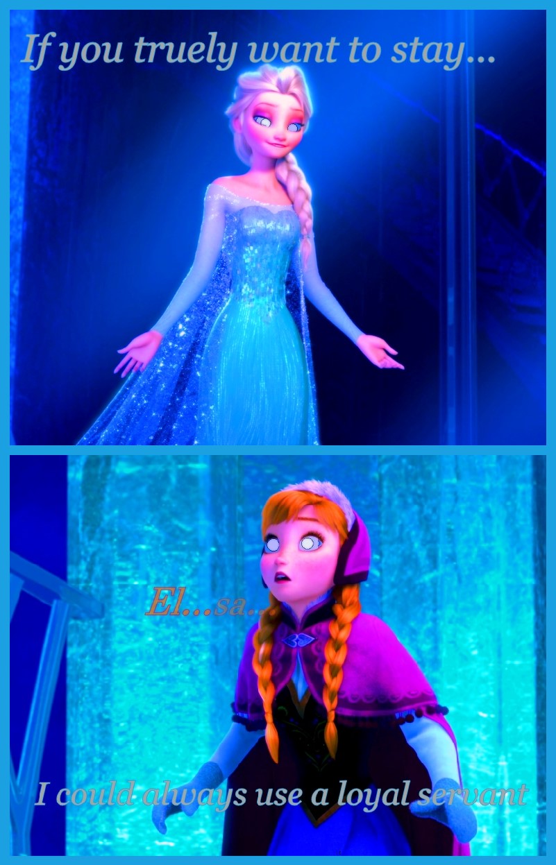 Elsa Hypnotizes Anna