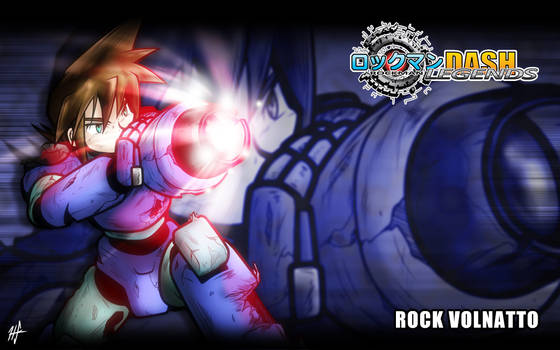 Rockman DASH Legends - Wallpaper - Rock Volnatto