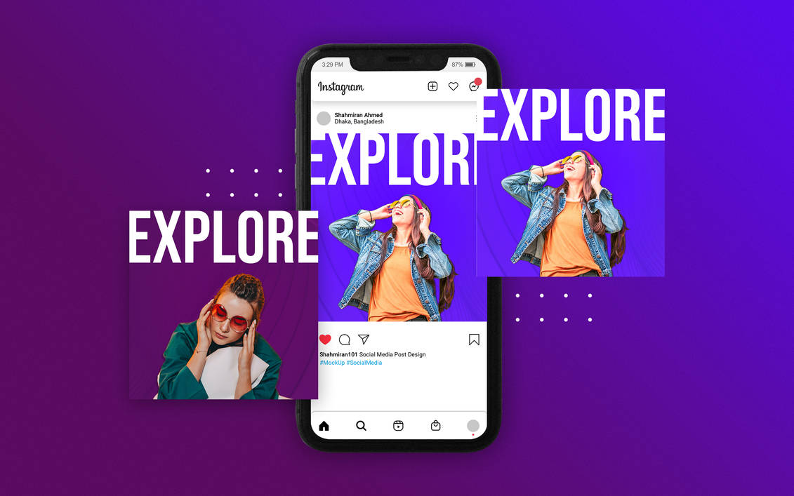 Exploring Posts Explore Fashion Social Media Post Design by ShahmiranAhmed on DeviantArt