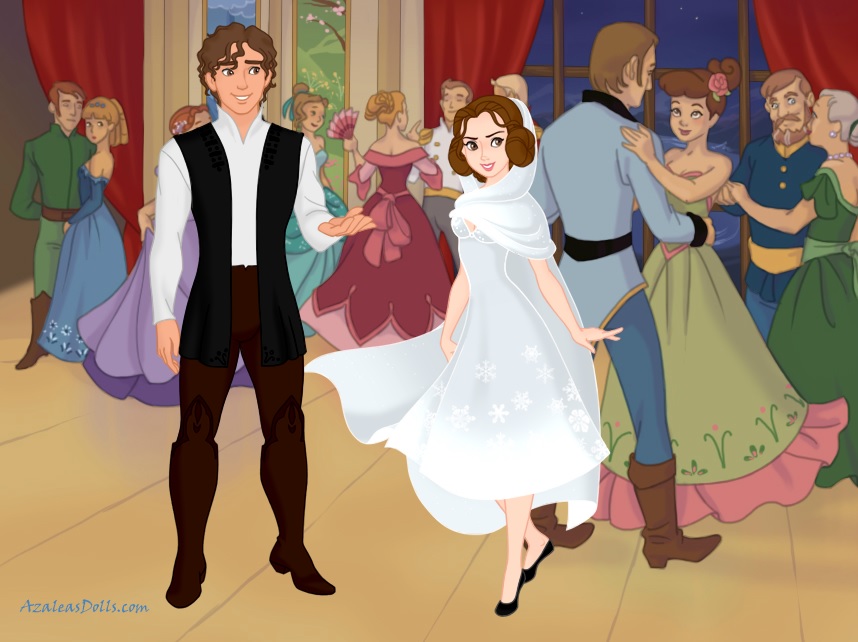 Leia and Han at a Ball