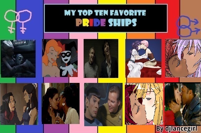 Top Ten PRIDE Shippings