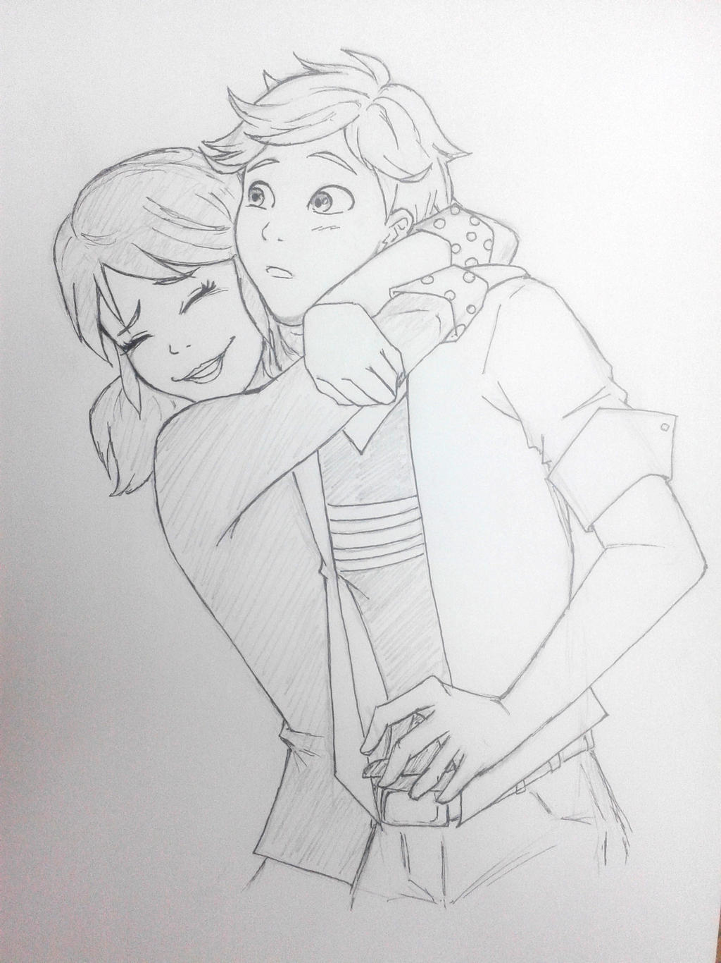 Hug Ladybug Miraculous Hug by RinaM on DeviantArt