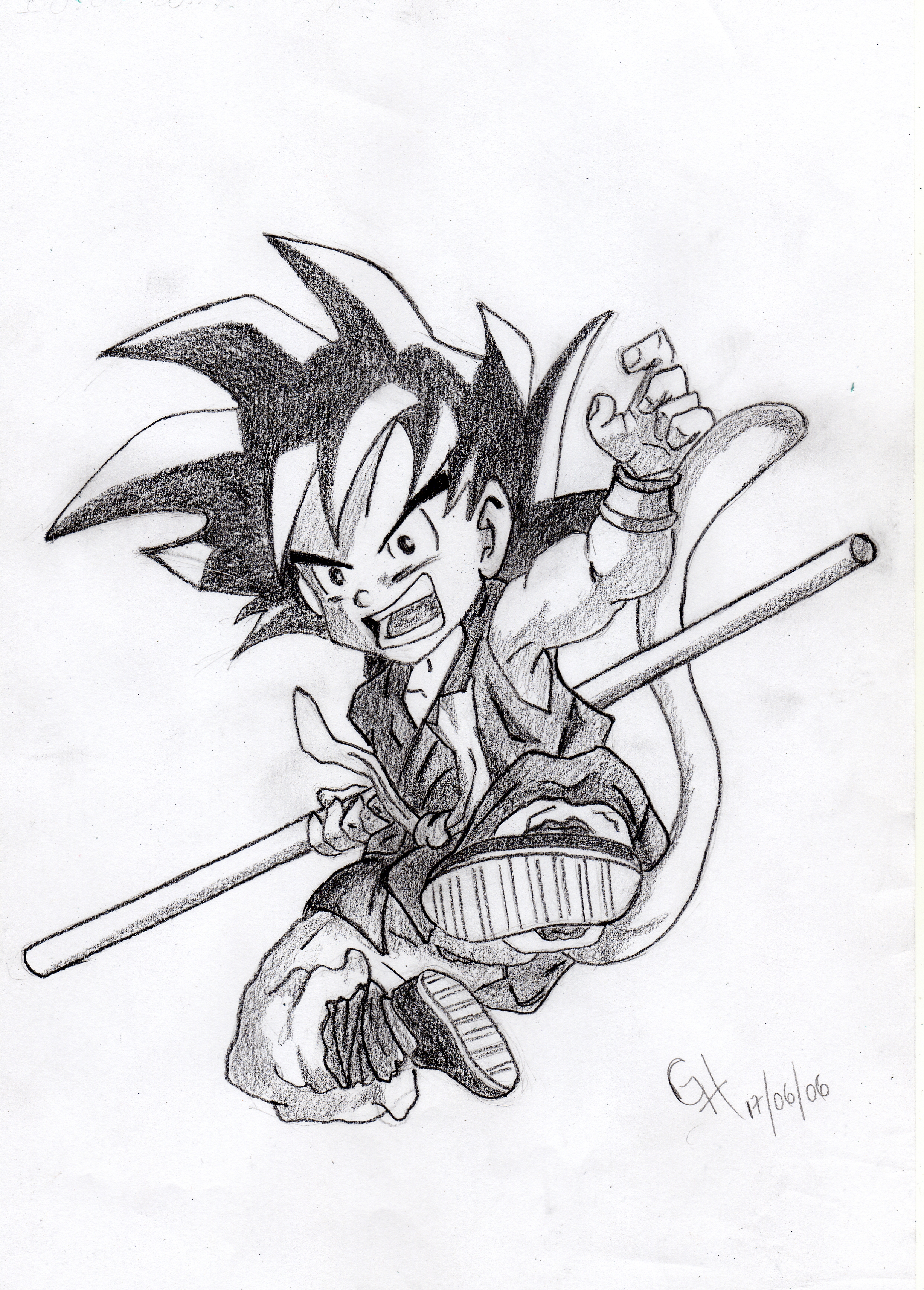 Goku - Dragon ball GT - Desenho de jonas_pk - Gartic