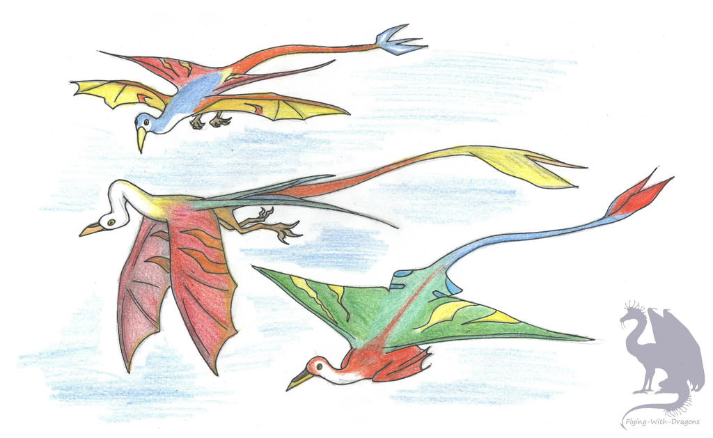 Draw Flying Creature Flying creatures by Flying-With-Dragons on DeviantArt