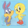 Twitty and bugs bunny