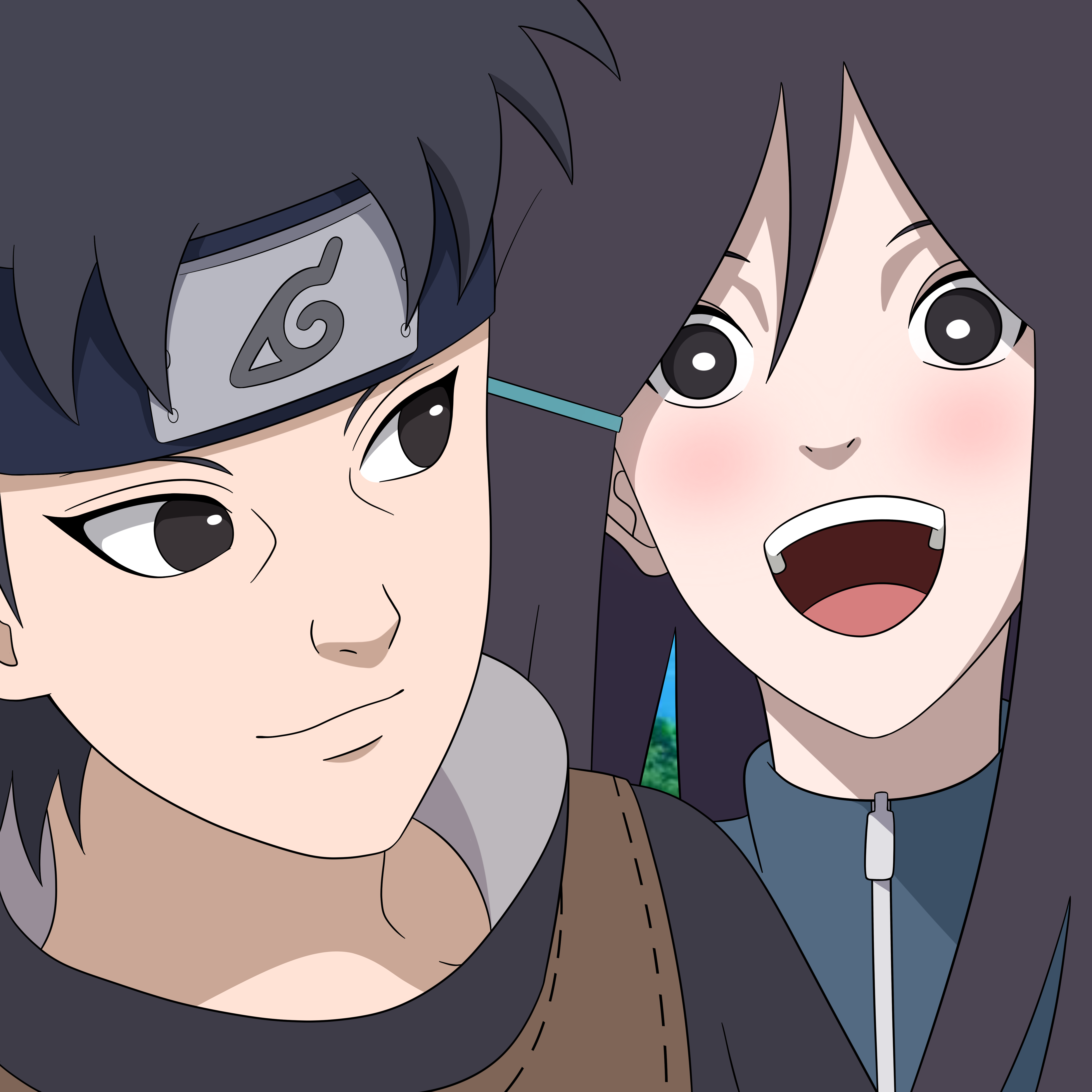 Uchiha shisui x uzumaki zuruna [My OC]