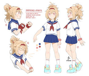 concept art for character in school fighter