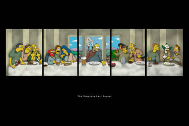 The Simpsons Last Supper