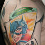 batman sleeve tattoo