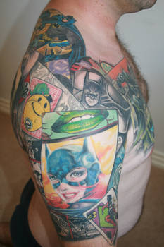 batman tattoo complete side
