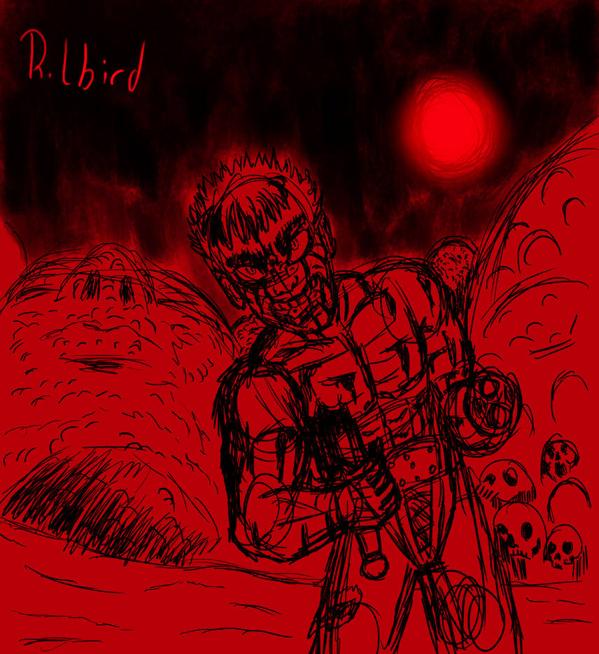 Guts Rage by rpointlbird on DeviantArt