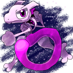 Krita Pokemon #80: Mewtwo by GameArtist1993