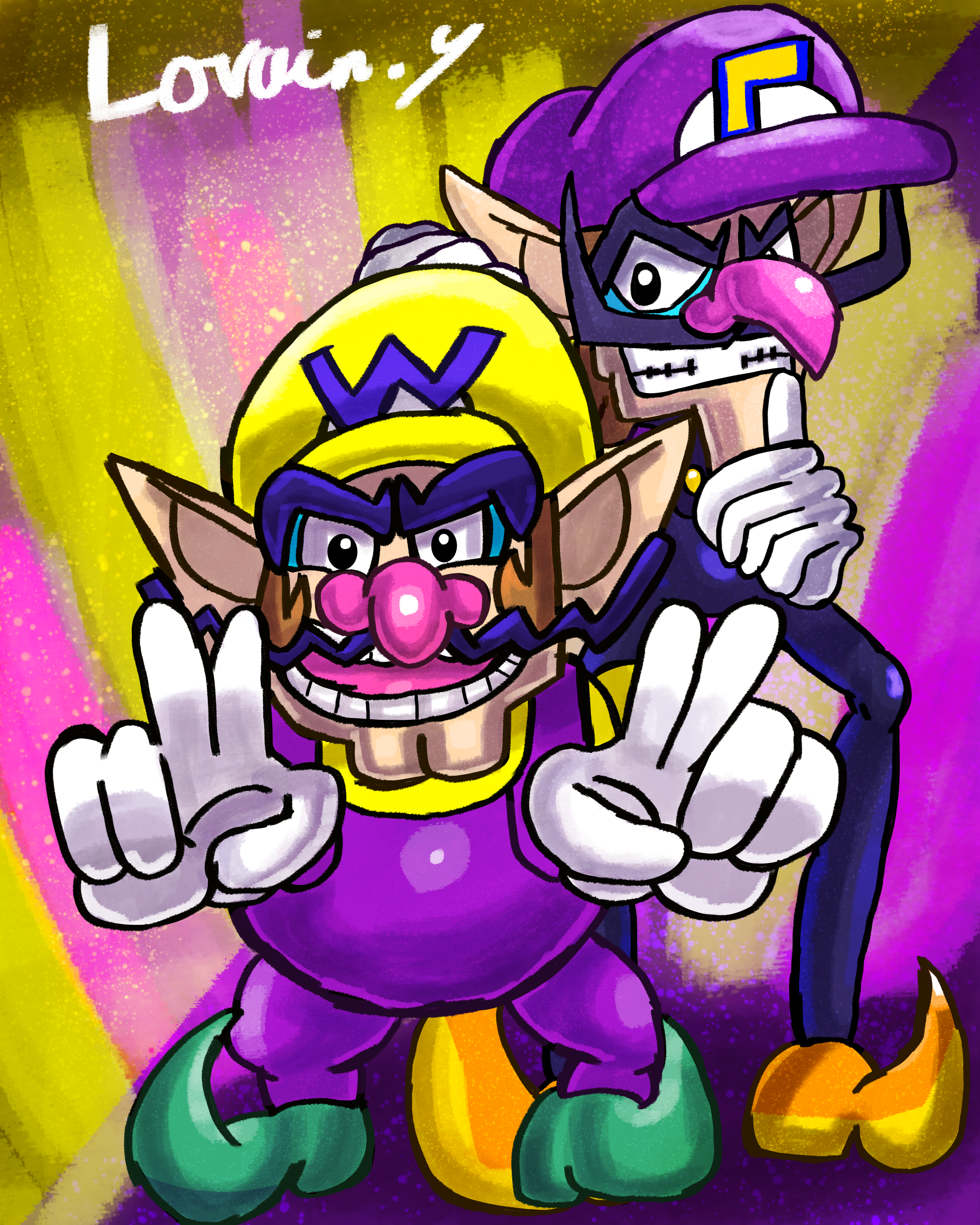 Wario And Waluigi Dies By Baby Alphabet Lore by AlexMonette on DeviantArt