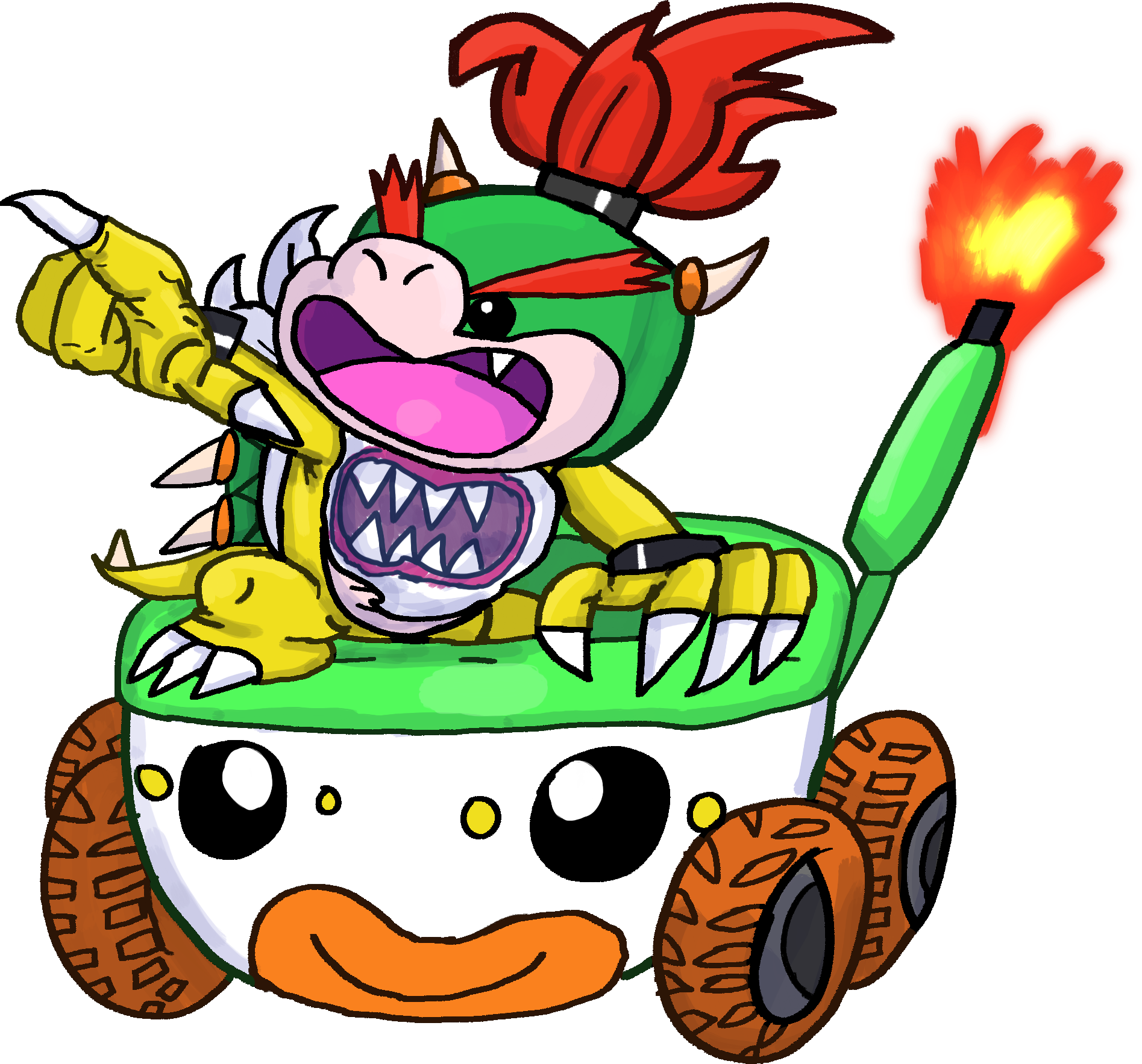 Bowser Jr. Art - New Super Mario Bros. Art Gallery