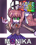 Future Smashers - Monika by GameArtist1993